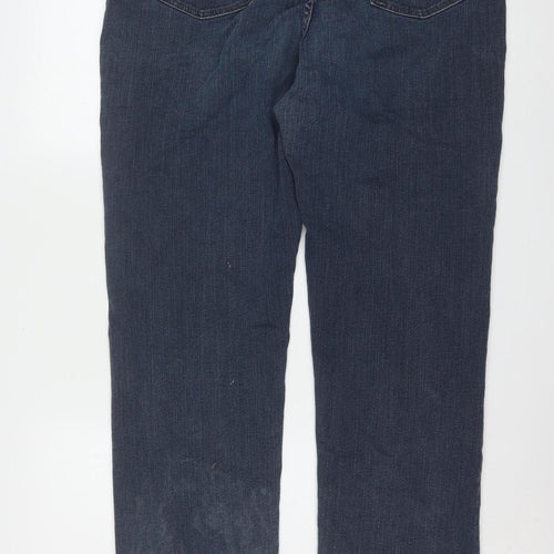 Lee Womens Blue Size 18 Tall Classic Straight Leg Denim Jeans