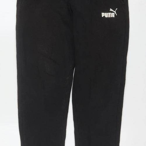 Puma Men's Black Jogger Sweatpants Trousers Size S Regular Fit