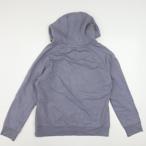 Gymshark Women’s Blue Pullover Hoodie L Hooded Cotton Blend
