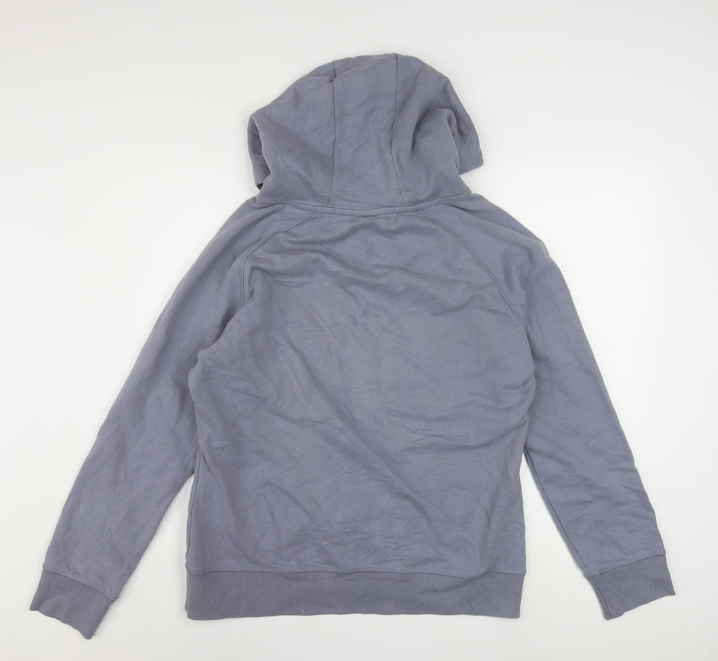 Gymshark Women’s Blue Pullover Hoodie L Hooded Cotton Blend