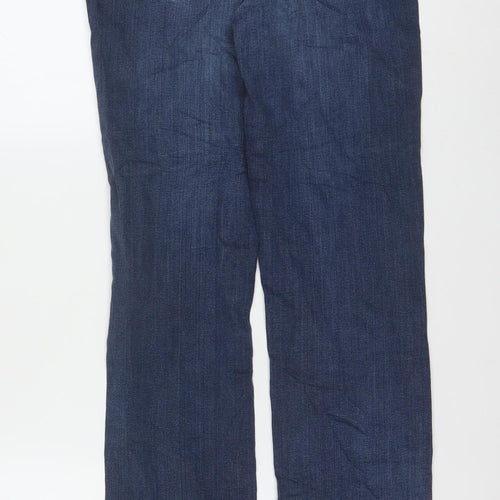 Levi's Women's Blue Straight Fit Denim Jeans Size 12 W28 L34