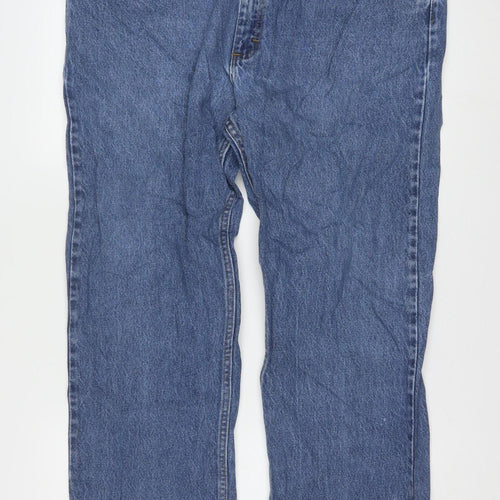 Lee Men's Blue Regular Fit Straight Leg Jeans 42x30 Denim