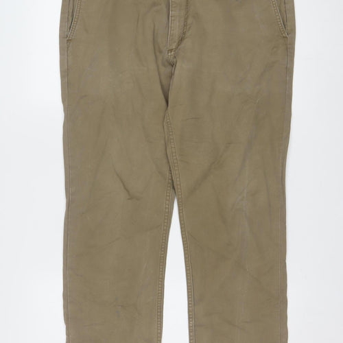 Levi Strauss Men's Beige Chino Trousers 36x32 Straight Fit