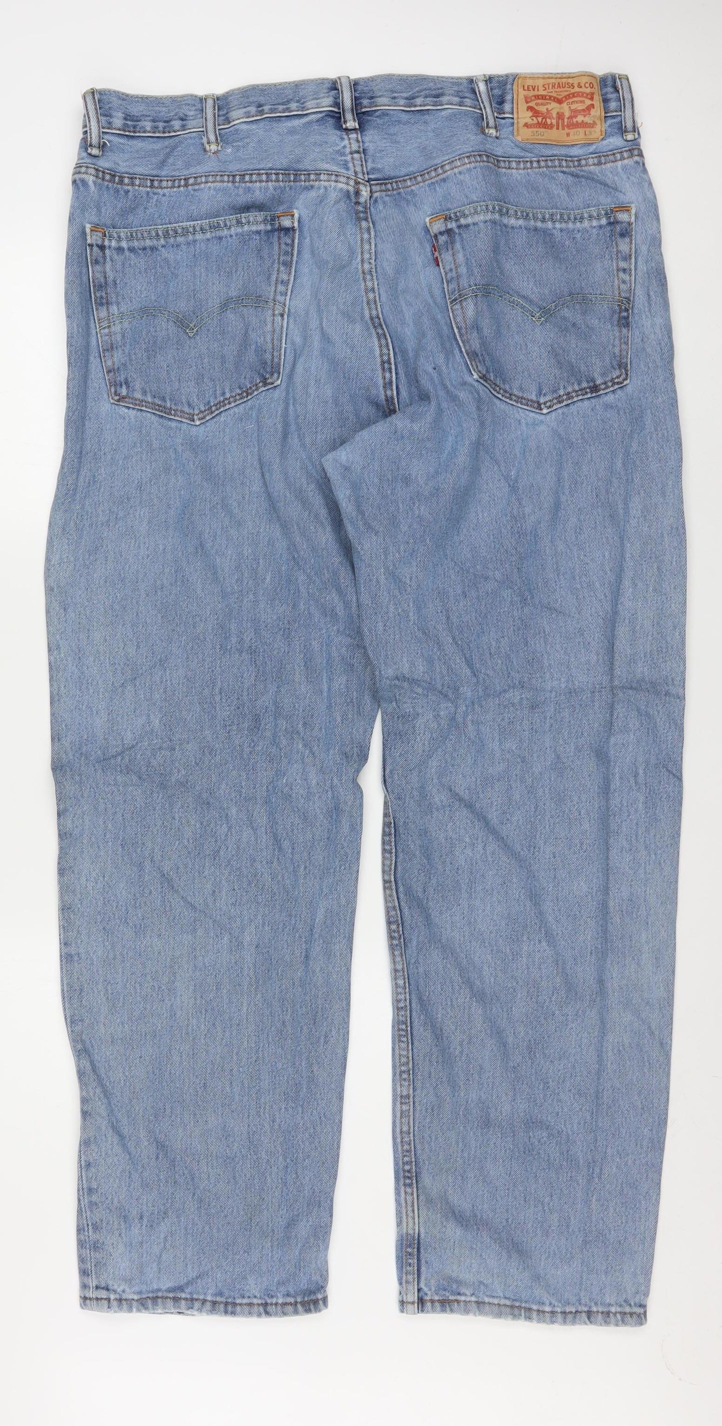 Levi's 550 Men's Blue Straight Leg Denim Jeans W30 L30