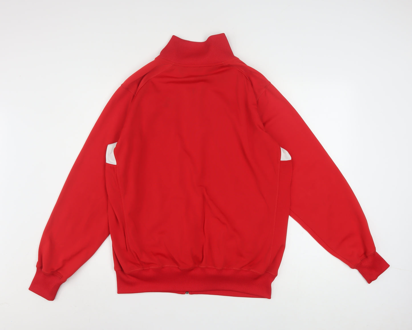 Nike Men's Red XL Polyester Track Jacket Athletic Soccer ThunderWolves