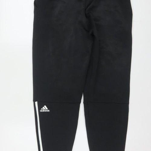 Adidas Men's Black Slim Fit Jogger Activewear Trousers Size S