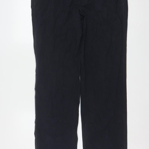 Hugo Boss Men’s Black Pinstripe Cotton Dress Pants Size 54R