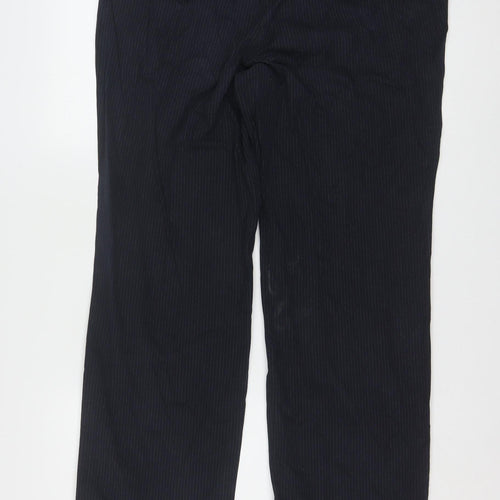 Hugo Boss Men’s Black Pinstripe Cotton Dress Pants Size 54R