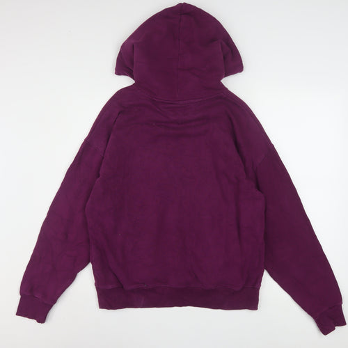 Tommy Jeans Women's Purple Cotton Pullover Hoodie Size S
