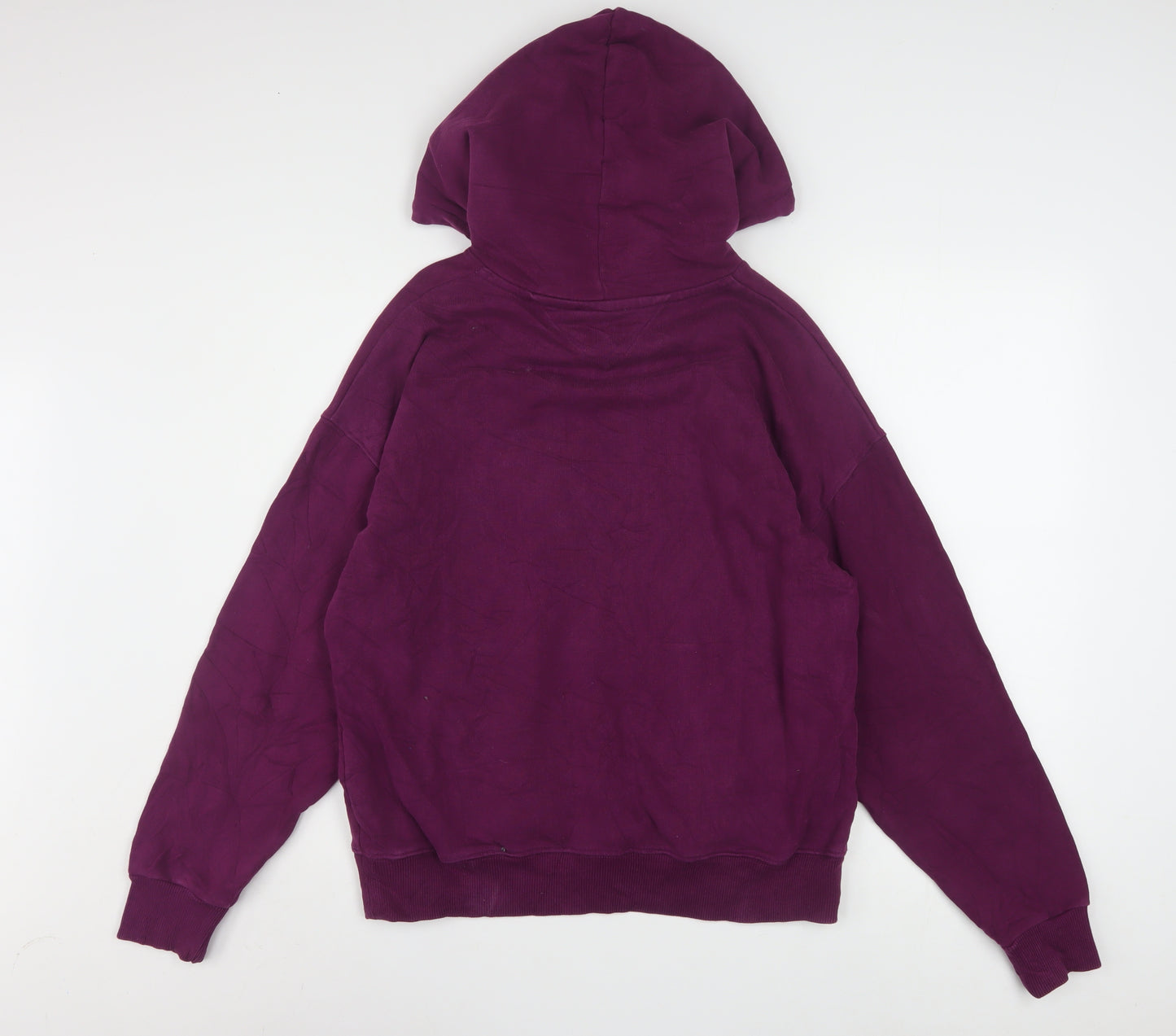 Tommy Jeans Women's Purple Cotton Pullover Hoodie Size S