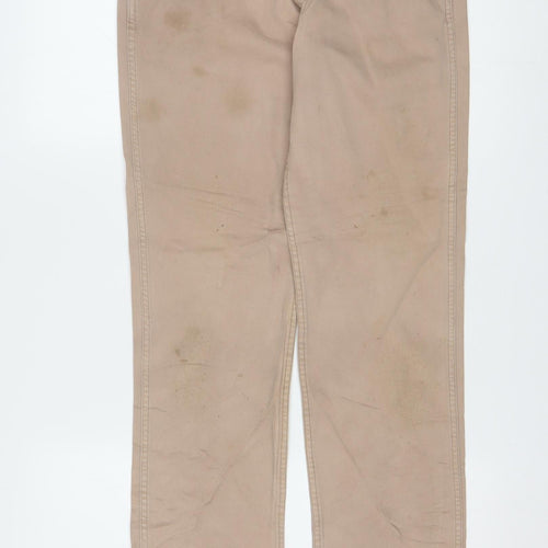 Wrangler Men's Beige Straight Fit Jeans W31 L34 Greensboro
