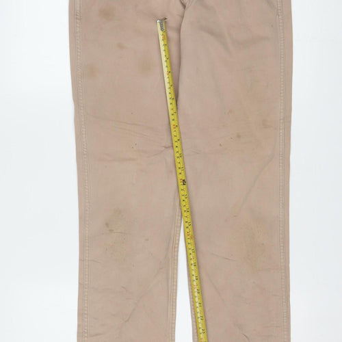 Wrangler Men's Beige Straight Fit Jeans W31 L34 Greensboro