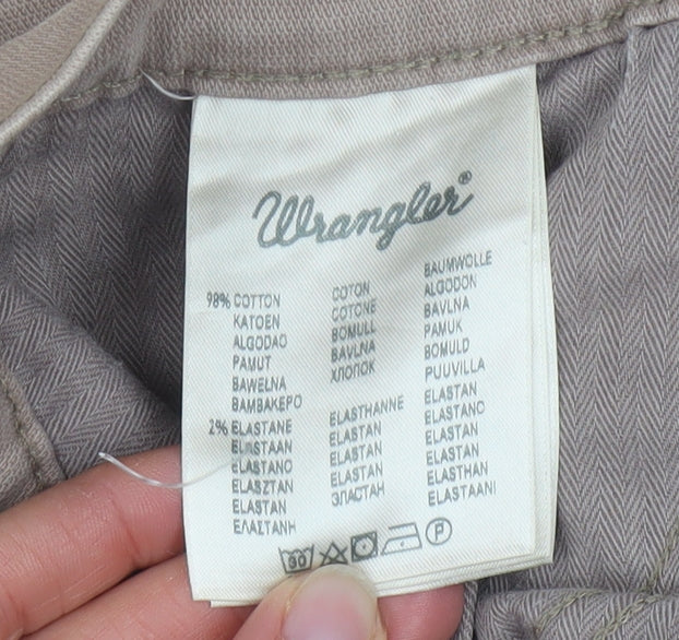 Wrangler Men's Beige Straight Fit Jeans W31 L34 Greensboro
