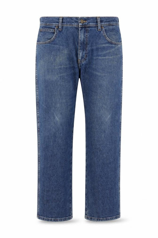 Wrangler Men's Blue Regular Fit Straight Leg Denim Jeans W36 L30