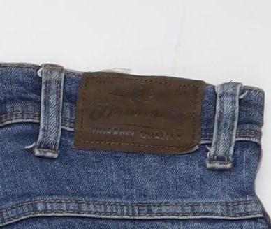 Wrangler Men's Blue Regular Fit Straight Leg Denim Jeans W36 L30