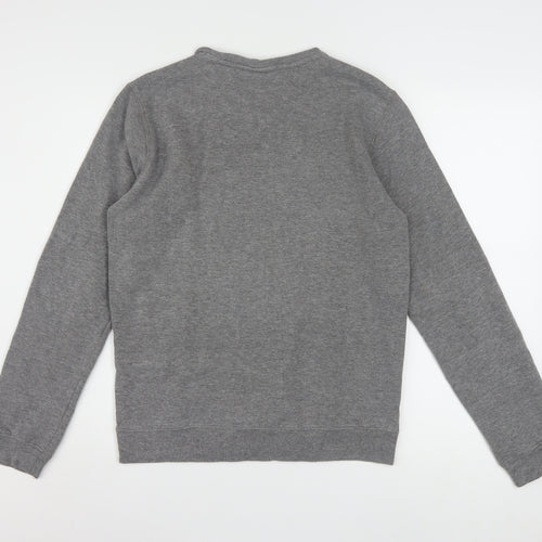 Umbro Men's Grey Crew Neck Pullover Sweatshirt Size S