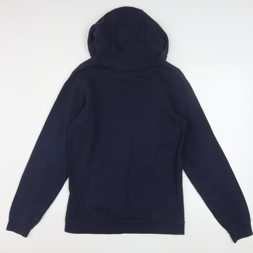 Nike Mens Navy Blue XS Pullover Hoodie Cotton Blend
