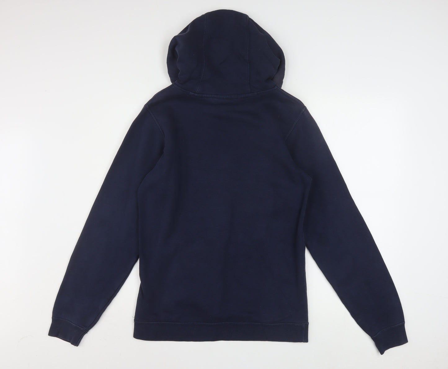 Nike Mens Navy Blue XS Pullover Hoodie Cotton Blend