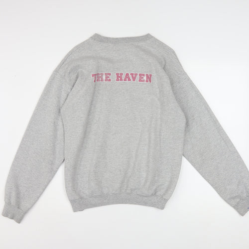 Hanes Men's Grey LHU Field Hockey Graphic Sweatshirt Size S