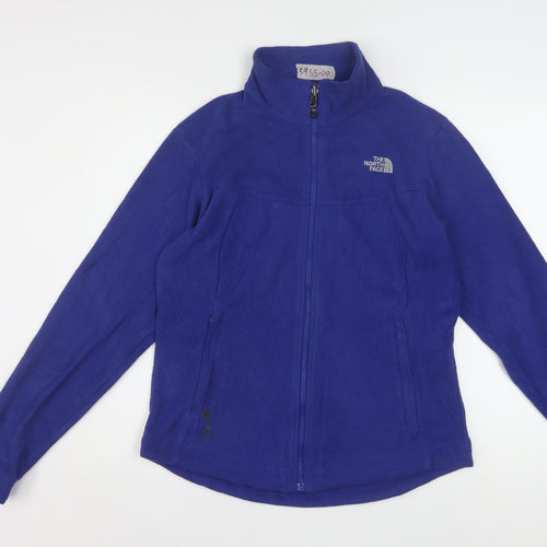 The North Face Women's Blue Fleece Full Zip Jacket Size M