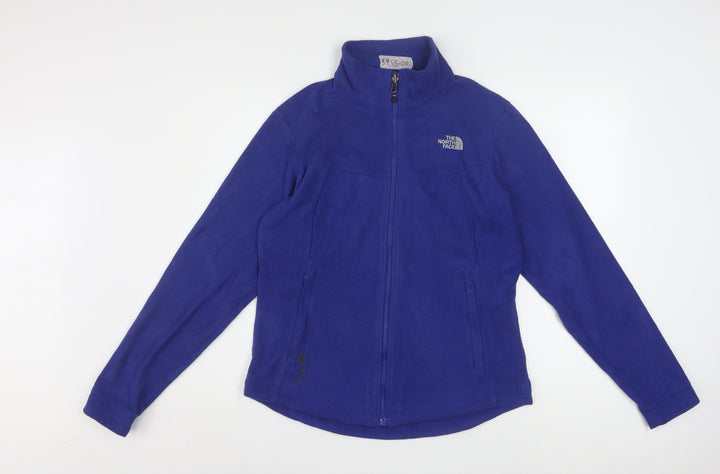The North Face Women's Blue Fleece Full Zip Jacket Size M