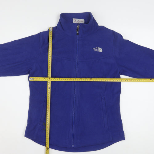 The North Face Women's Blue Fleece Full Zip Jacket Size M