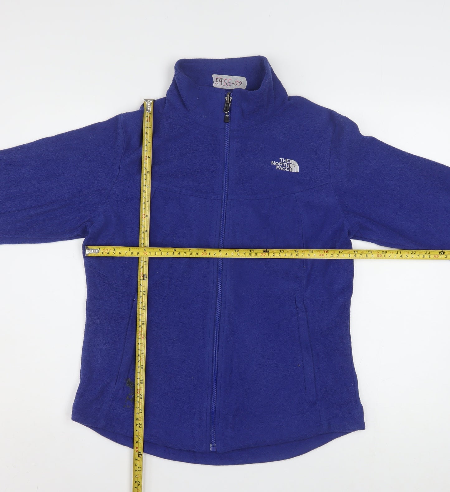 The North Face Women's Blue Fleece Full Zip Jacket Size M