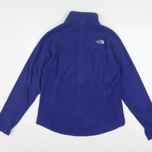 The North Face Women's Blue Fleece Full Zip Jacket Size M