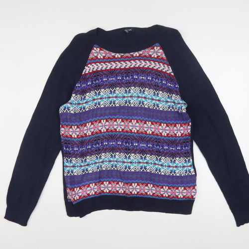 Chaps Men's Multicoloured Fair Isle Knit Jumper XL