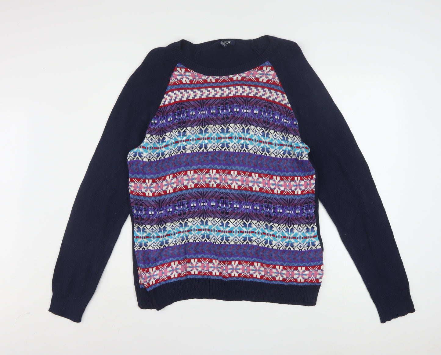 Chaps Men's Multicoloured Fair Isle Knit Jumper XL