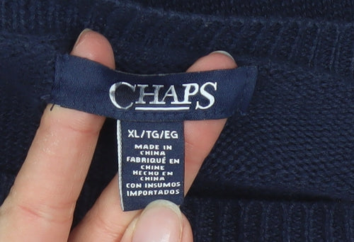 Chaps Men's Multicoloured Fair Isle Knit Jumper XL