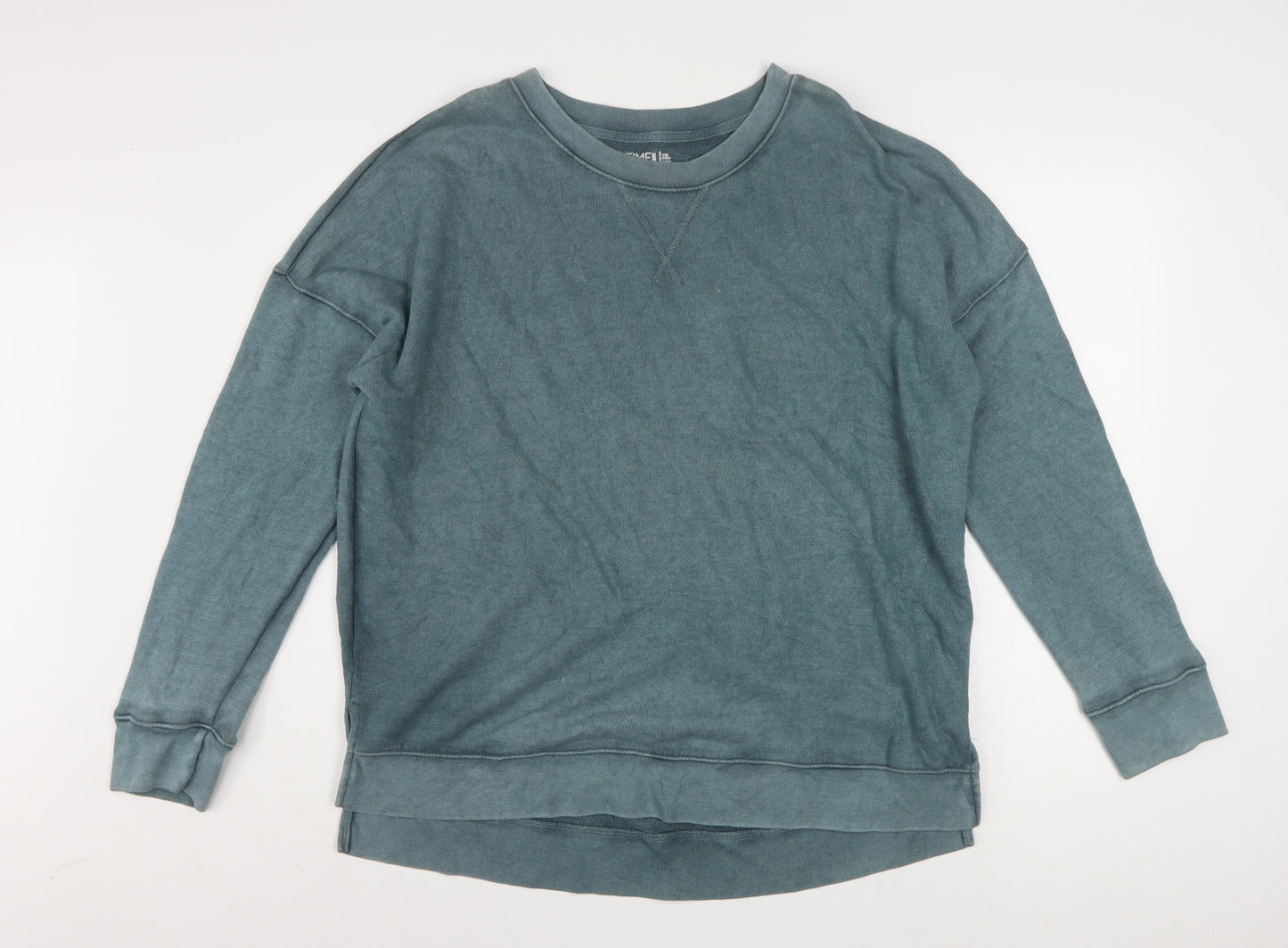 Time and Tru Men’s Blue XL Pullover Sweatshirt Cotton Blend Casual
