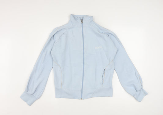 Reebok Women's Blue Size 14 Track Jacket Full Zip Sports Top