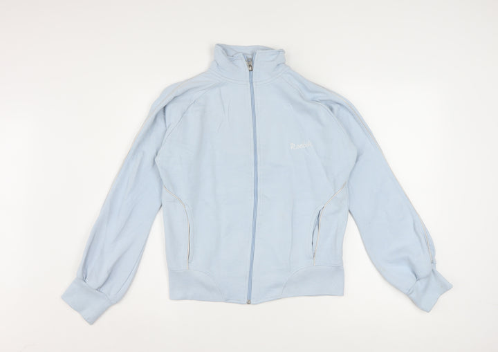 Reebok Women's Blue Size 14 Track Jacket Full Zip Sports Top