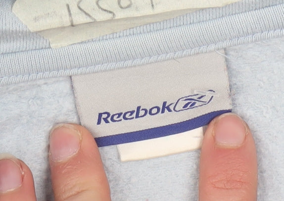 Reebok Women's Blue Size 14 Track Jacket Full Zip Sports Top