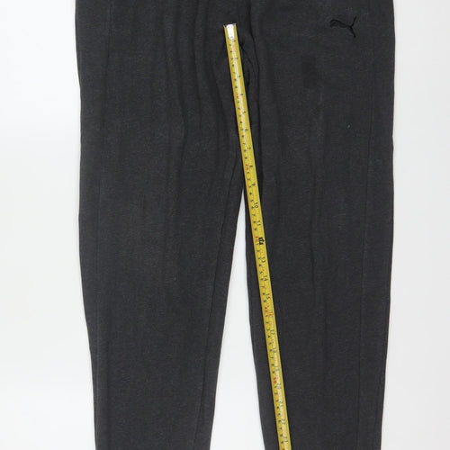 Puma Men's Black Jogger Trousers L Regular Fit
