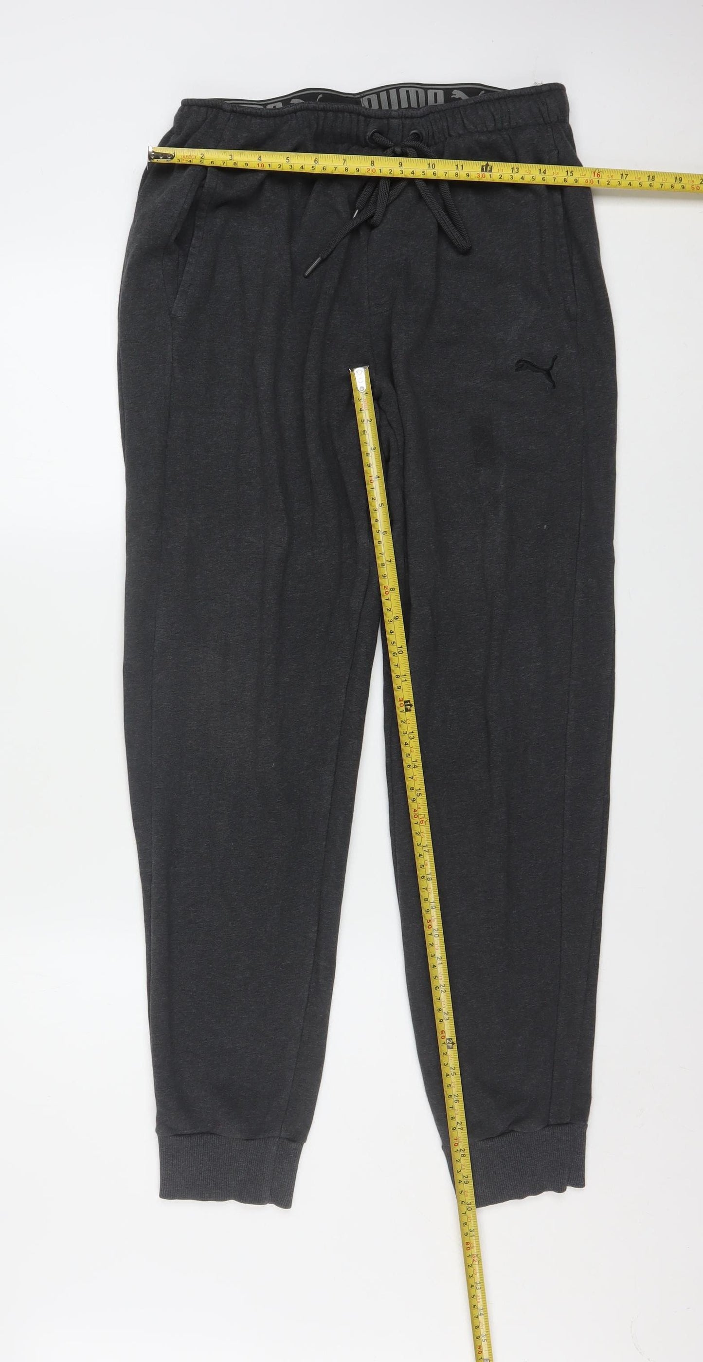 Puma Men's Black Jogger Trousers L Regular Fit