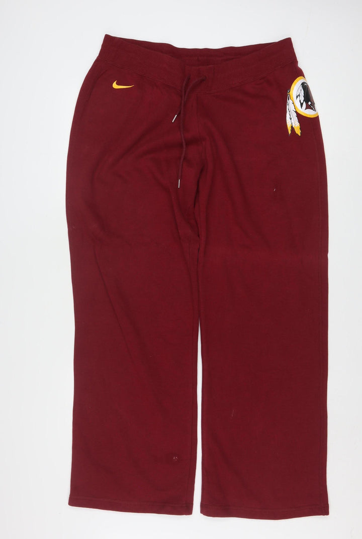 Nike Men’s Red NFL Team Sweatpants XL Straight Fit Cotton Blend