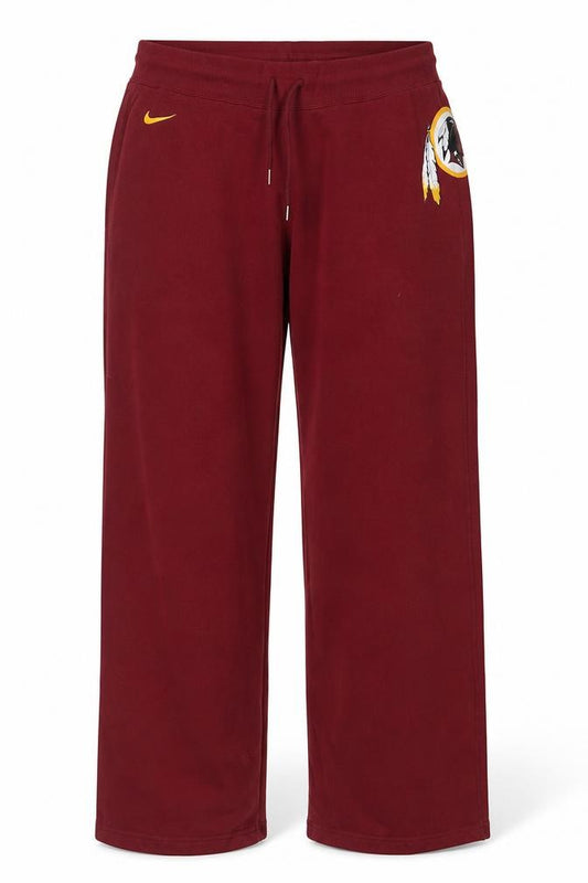Front view of Nike Men’s Red NFL Team Sweatpants XL Straight Fit Cotton Blend