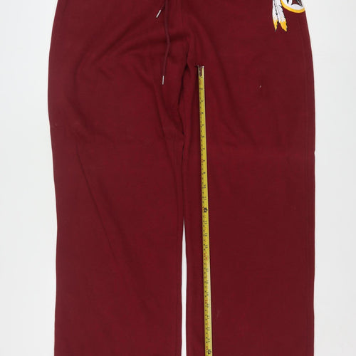 Nike Men’s Red NFL Team Sweatpants XL Straight Fit Cotton Blend
