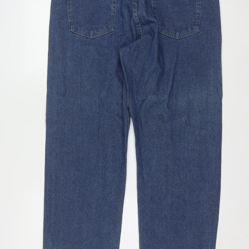 Wrangler Men's Blue Straight Leg Denim Jeans 36x30 Regular Fit