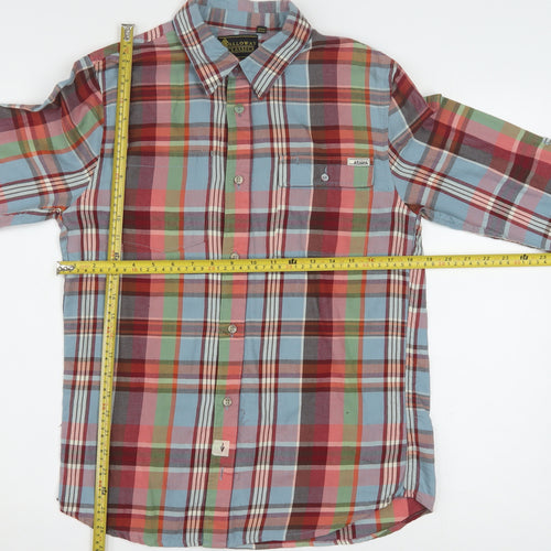 Galloway Classics Men's Multicoloured Check Long Sleeve Button-Up Shirt Size S