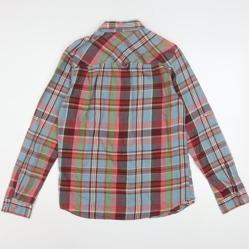 Galloway Classics Men's Multicoloured Check Long Sleeve Button-Up Shirt Size S