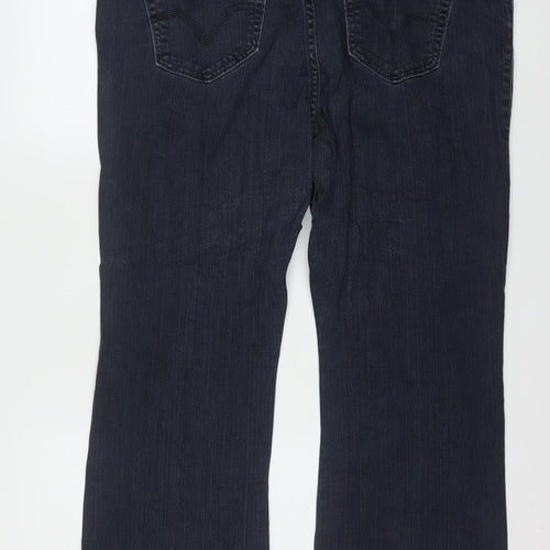Levi's Women's Blue 516 Bootcut Jeans Size 20 Regular Fit Denim