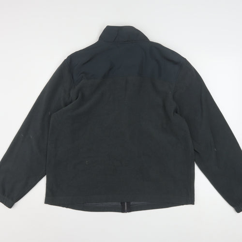 Starter Womens Grey M Fleece Full Zip Basic Active Jacket
