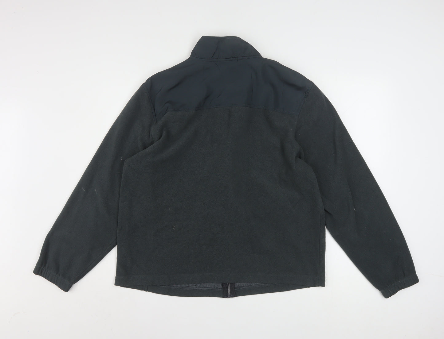 Starter Womens Grey M Fleece Full Zip Basic Active Jacket