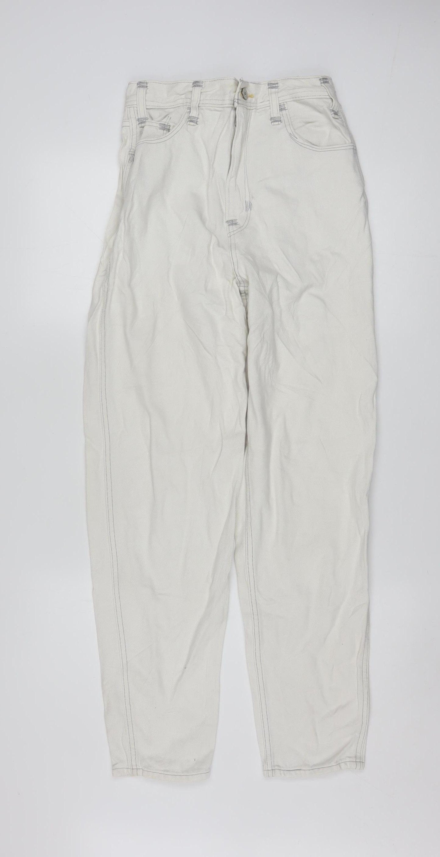 Levi's Red Women's Ivory High Loose Tapered Jeans Size 26