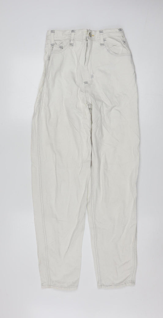 Levi's Red Women's Ivory High Loose Tapered Jeans Size 26