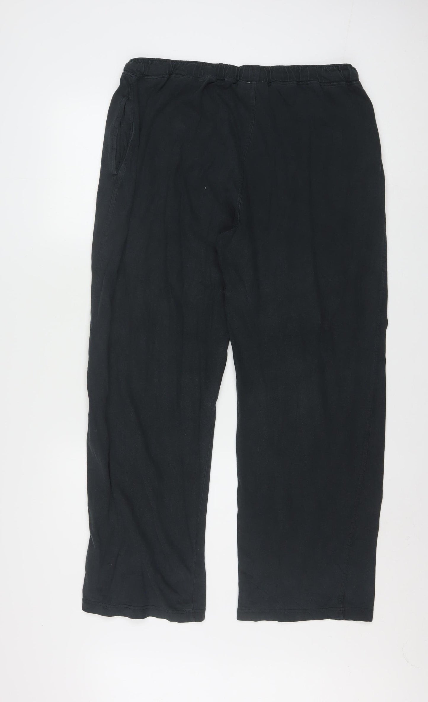 Reebok Mens Black XL Track Pants Lightweight Sports Trousers