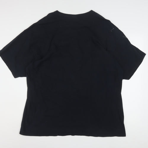 Fruit of the Loom Men's Black Proud to be American Graphic T-Shirt XXL